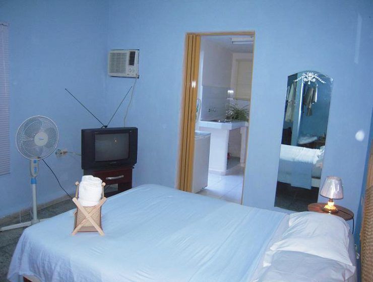 Casa Brandy en Punta Gorda, Cienfuegos; 1 habitación con vista al mar.