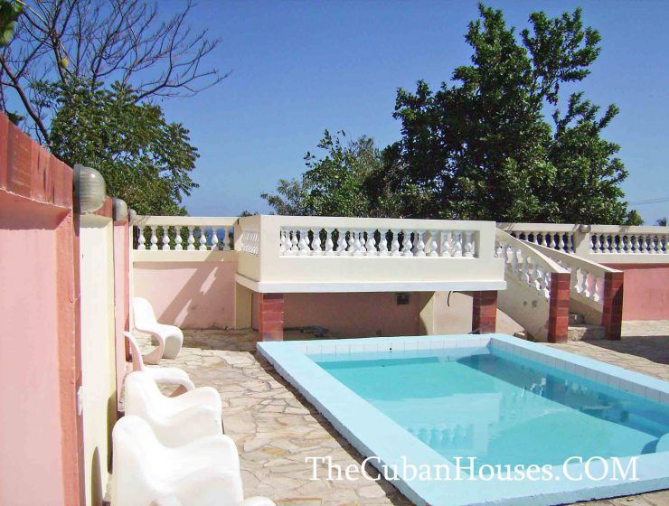 Casa Ángela en playa Boca Ciega, 3 habitaciones con piscina