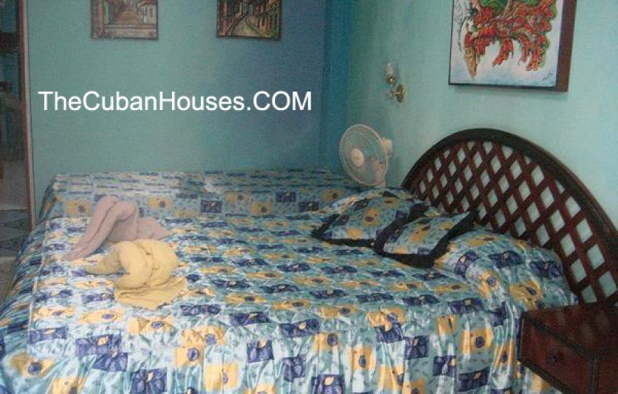 Maison Janet à Santiago de Cuba, 2 chambres climatisées.