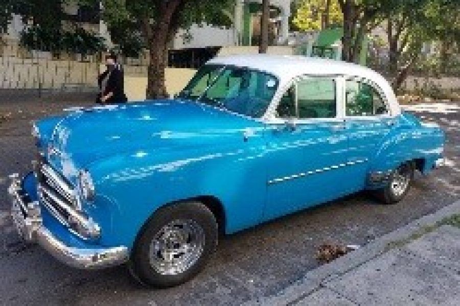 Voiture Chevrolet de 1951, propriétaire José Carlos. Havana-Varadero