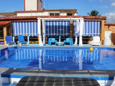 Maison Suleyka à Santa Fe, Playa. Piscine et vue sur la mer
