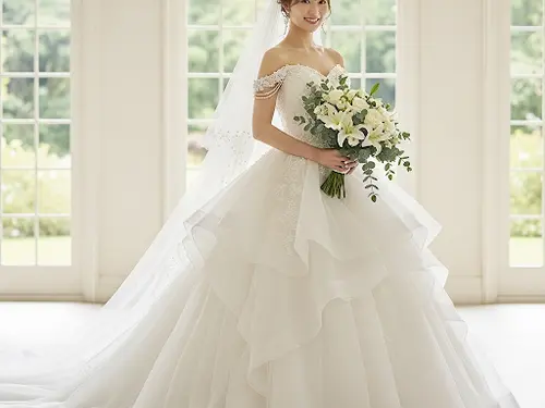 vestido de boda con estilo de gala
