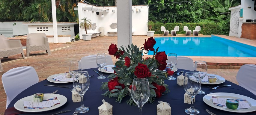 Casa para fiestas en La Habana con piscina - decoración de Boda